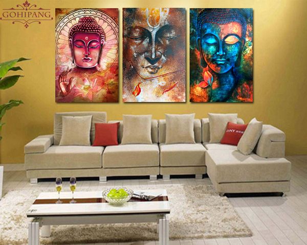 gohipang 3 pieces buddha image portrait art painting canvas wall art picture home decor living room canvas print modern painting
gohipang 3 pieces buddha image portrait art painting canvas wall art picture home decor living room canvas print modern painting