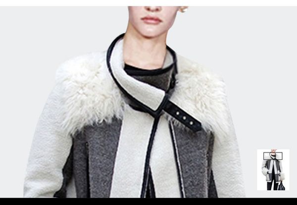 women winter woolen coat autumn ziipper jacket large fur collar outerwear patchwork female warm windproof overcoat l2514, Black
women winter woolen coat autumn ziipper jacket large fur collar outerwear patchwork female warm windproof overcoat l2514, Black