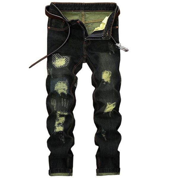 jeans men 2020 men's jeans hole casual ripped men hiphop pants straight for denim trousers, Blue
jeans men 2020 men's jeans hole casual ripped men hiphop pants straight for denim trousers, Blue