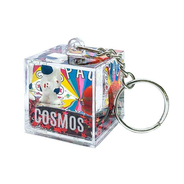 mysterious space quicksand square keychain astronaut bag charm keyring jewelry axyd, Silver
mysterious space quicksand square keychain astronaut bag charm keyring jewelry axyd, Silver