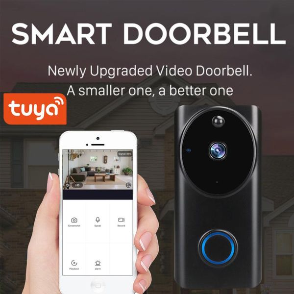 smartlife app tuya 1080p wifi video doorbell smart video intercom app control phone call monitor night vision camera
smartlife app tuya 1080p wifi video doorbell smart video intercom app control phone call monitor night vision camera