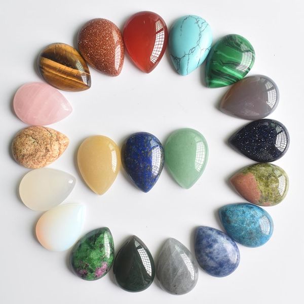 20pcs/lot wholesale 25x18x6mm assorted natural stone teardrop cab cabochon beads for diy jewelry accessories, Silver
20pcs/lot wholesale 25x18x6mm assorted natural stone teardrop cab cabochon beads for diy jewelry accessories, Silver