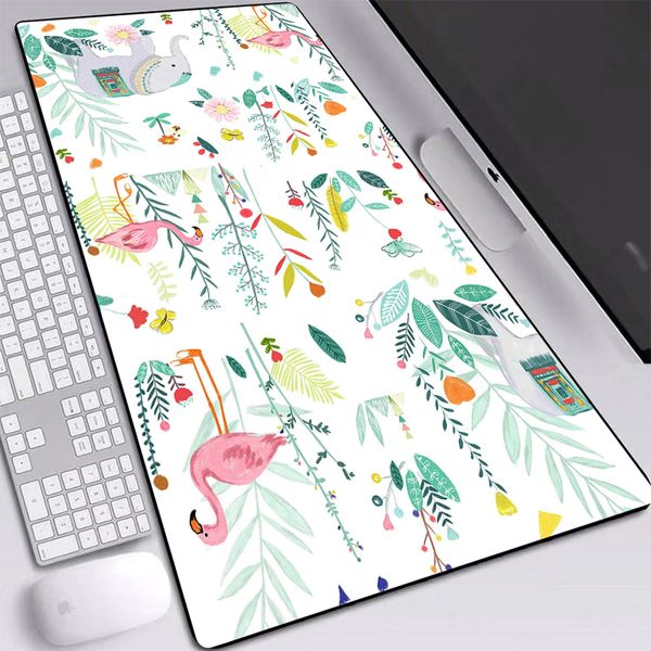 cartoon plant flamingo pattern pad mice large mouse pad 90x40cm with sewn edges custom personality deskmats game accessories
cartoon plant flamingo pattern pad mice large mouse pad 90x40cm with sewn edges custom personality deskmats game accessories