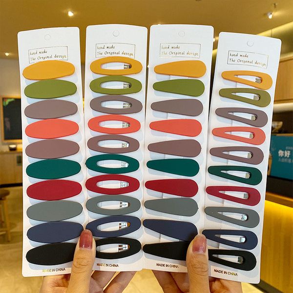 10pcs/set frosted morandi colorful hairpins simple geometric hair clip hair accessories for women girls headdress cute barrettes wholesale, Golden;silver
10pcs/set frosted morandi colorful hairpins simple geometric hair clip hair accessories for women girls headdress cute barrettes wholesale, Golden;silver