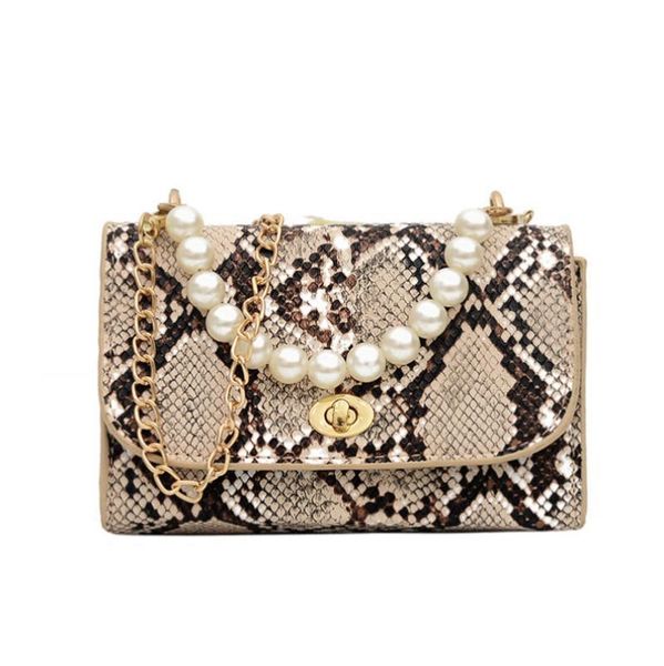 2020 Fashion Handbag for Women High Quality Local stock Snake skin pattern Pearl Square bag - 3 colors
2020 Fashion Handbag for Women High Quality Local stock Snake skin pattern Pearl Square bag - 3 colors