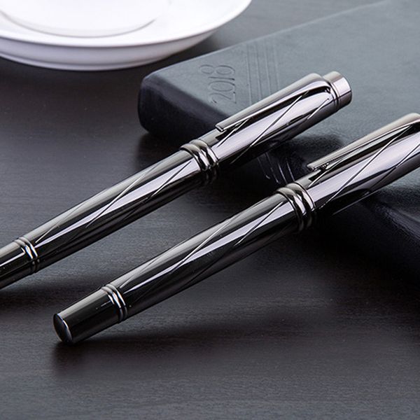 ballpoint pens 1pcs luxury pen gray stereo line business office 0.5mm nib ball, Blue;orange
ballpoint pens 1pcs luxury pen gray stereo line business office 0.5mm nib ball, Blue;orange