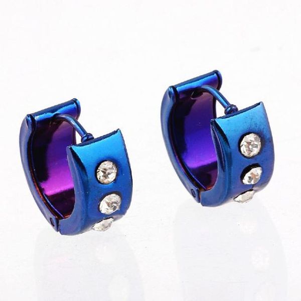 hoop & huggie stainless steel single drill blue earring korean women's petal ear buckle, Golden;silver
hoop & huggie stainless steel single drill blue earring korean women's petal ear buckle, Golden;silver