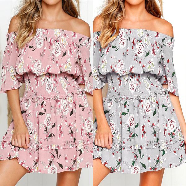 casual dresses off-the-shoulder beach dress summer retro bohemian print midi women's waist pleated vestido, Black;gray
casual dresses off-the-shoulder beach dress summer retro bohemian print midi women's waist pleated vestido, Black;gray