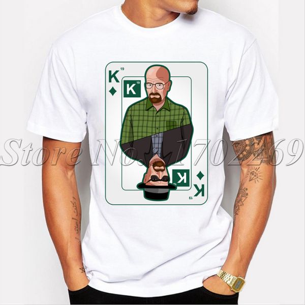 summer men customized t-shirt heisenberg on a poker card cartoon printed funny novelty short sleeve cool tee
summer men customized t-shirt heisenberg on a poker card cartoon printed funny novelty short sleeve cool tee