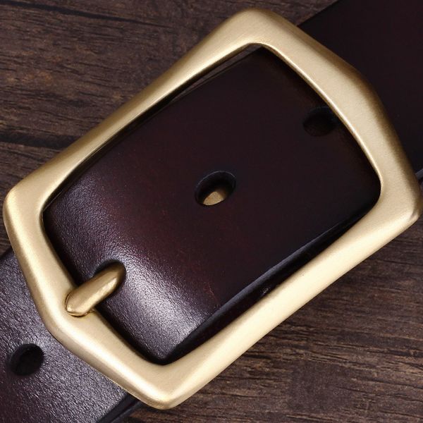 Pure Copper Buckle Pin Buckle Belt Mens Leather Waistband Pure Leather Hand-Color Retro Leather Belt Wholesale Generation
Pure Copper Buckle Pin Buckle Belt Mens Leather Waistband Pure Leather Hand-Color Retro Leather Belt Wholesale Generation