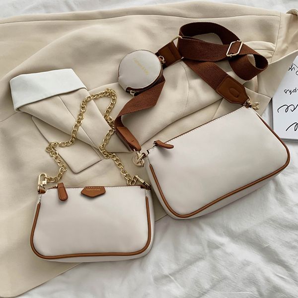 vintage baguette shoulder bags set fashion chains shoulder bags for women fashion wide strap chain handbag small purse 3 bag set 
vintage baguette shoulder bags set fashion chains shoulder bags for women fashion wide strap chain handbag small purse 3 bag set