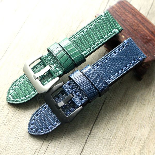 handmade 22mm 24mm blue green lizard skin watchband for pam watch strap big pilot bracelet, Black;brown
handmade 22mm 24mm blue green lizard skin watchband for pam watch strap big pilot bracelet, Black;brown