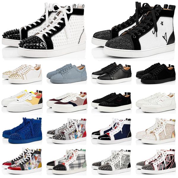 new red bottoms sneakers men women fashion spikes shoes triple black white glitter grey suede mens trainers casual jogging walking
new red bottoms sneakers men women fashion spikes shoes triple black white glitter grey suede mens trainers casual jogging walking