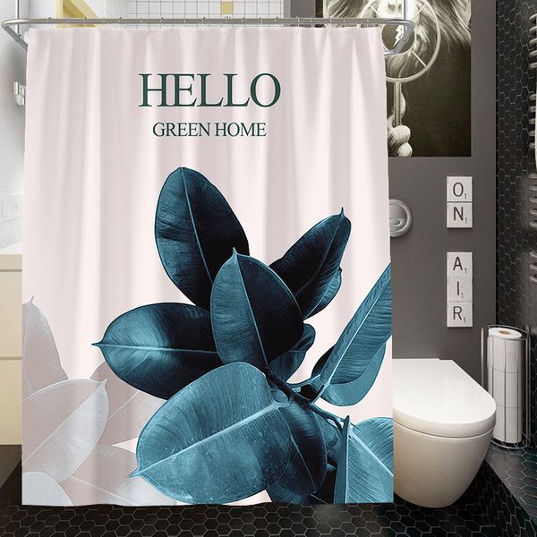 Nordic Green Plant Bathroom Partition Curtain Shower Curtain Waterproof Thick Mildew-Proof Polyester Bathroom
Nordic Green Plant Bathroom Partition Curtain Shower Curtain Waterproof Thick Mildew-Proof Polyester Bathroom