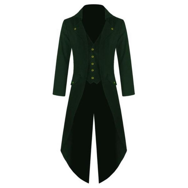 2020 men medieval renaissance jacket cosplay costume solid color long tuxedo uniform coat ing, Tan;black
2020 men medieval renaissance jacket cosplay costume solid color long tuxedo uniform coat ing, Tan;black