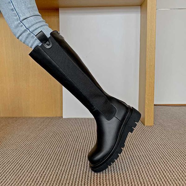boots fashion punk woman antumn winter warm genuine leather british style motorcycle party knee high shoes, Black
boots fashion punk woman antumn winter warm genuine leather british style motorcycle party knee high shoes, Black