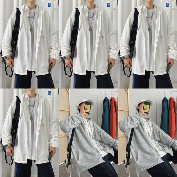 men's cardigan autumn korean style trend gradient color casual loose sports hooded men's coat coat sweater sweater sweater ifpvh, Black
men's cardigan autumn korean style trend gradient color casual loose sports hooded men's coat coat sweater sweater sweater ifpvh, Black
