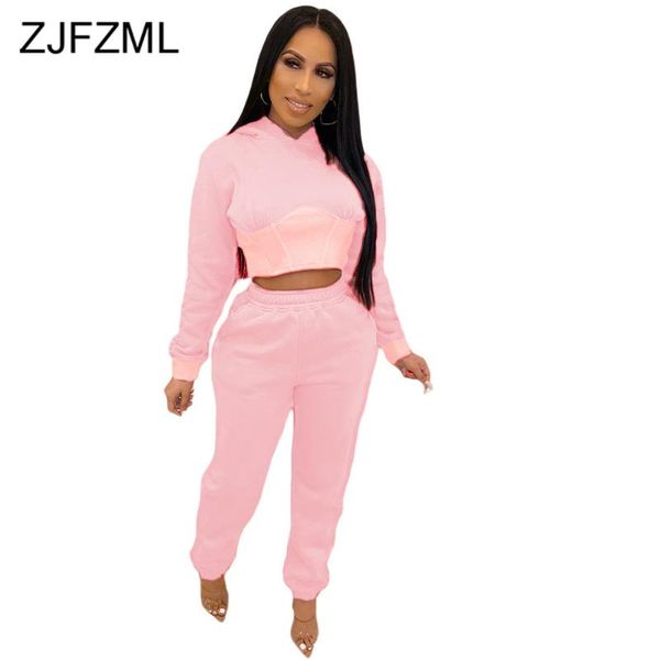 pink plus size two piece sweatsuit women's set long sleeve hooded crop and jogger sweatpants autumn winter sporty outfits, Gray
pink plus size two piece sweatsuit women's set long sleeve hooded crop and jogger sweatpants autumn winter sporty outfits, Gray