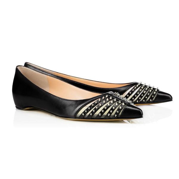 stunning2020 one summer pedal black flat bottom rivet women's single pointed ballet shoes
stunning2020 one summer pedal black flat bottom rivet women's single pointed ballet shoes