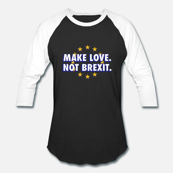 make love not brexit t shirt men create 100% cotton crew neck novelty interesting building spring standard shirt
make love not brexit t shirt men create 100% cotton crew neck novelty interesting building spring standard shirt