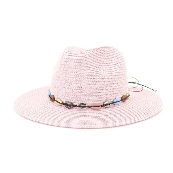 wzcx 2020 fashion new shell colorful wide brim straw hat casual tide adjustable summer beach hat cap, Blue;gray
wzcx 2020 fashion new shell colorful wide brim straw hat casual tide adjustable summer beach hat cap, Blue;gray