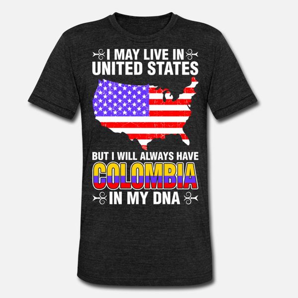 i may live in united states colombia in my dna t shirt men create cotton round collar solid color anti-wrinkle breathable summer cool, White;black
i may live in united states colombia in my dna t shirt men create cotton round collar solid color anti-wrinkle breathable summer cool, White;black