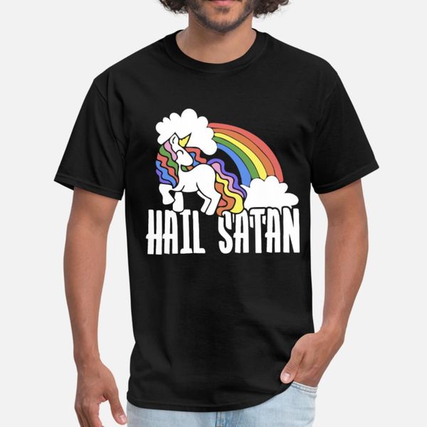 hail satan unicorn t shirt men print 100% cotton o-neck natural loose funny casual spring autumn original shirt, White;black
hail satan unicorn t shirt men print 100% cotton o-neck natural loose funny casual spring autumn original shirt, White;black