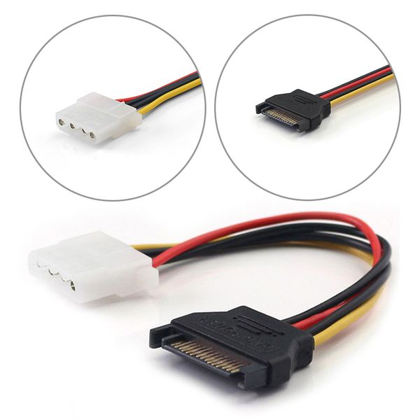 sata power extension cable serial ata 15pin male to molex ide 4pin/6pin female supply for hdd hard disk drive
sata power extension cable serial ata 15pin male to molex ide 4pin/6pin female supply for hdd hard disk drive