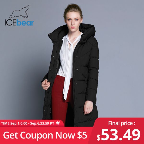 icebear 2020 new women's winter jacket simple cuff design windproof warm female coats fashion brand parka gwd18150, Black
icebear 2020 new women's winter jacket simple cuff design windproof warm female coats fashion brand parka gwd18150, Black