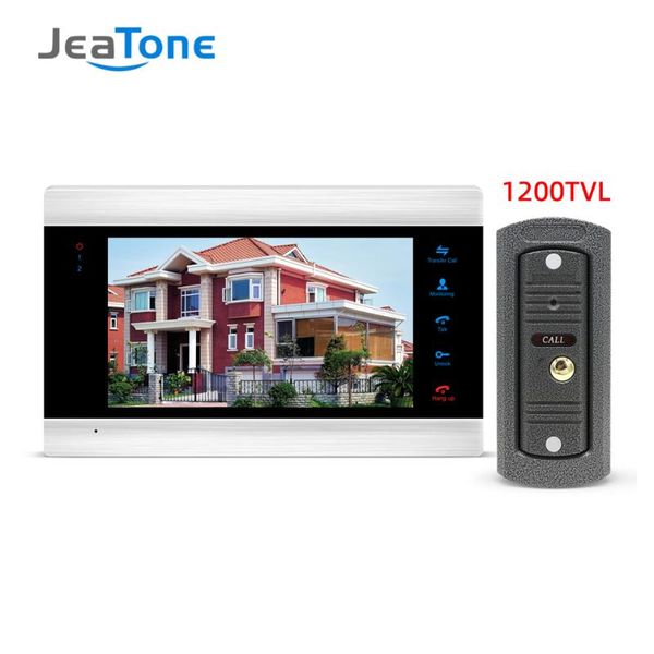 jeatone wired video door phone intercom for home 7 inch hd monitor 1200tvl doorbell camera support cctv camera motion detection
jeatone wired video door phone intercom for home 7 inch hd monitor 1200tvl doorbell camera support cctv camera motion detection