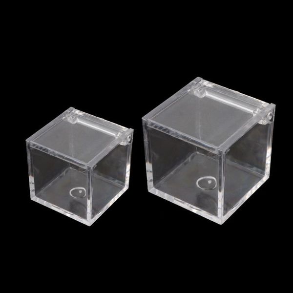 12pc transparent acrylic storage box case 5 sided jewelry display square cube props jewelry organizer mx200810, Black;white
12pc transparent acrylic storage box case 5 sided jewelry display square cube props jewelry organizer mx200810, Black;white
