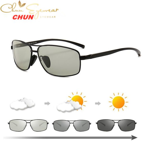 pchromic sunglasses men women polarized chameleon glasses driving goggles anti-glare sun glasses m296 + case, White;black
pchromic sunglasses men women polarized chameleon glasses driving goggles anti-glare sun glasses m296 + case, White;black