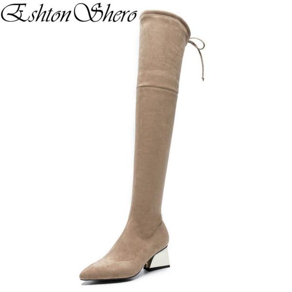 eshtonshero обувь женщина над коленом boots spike высокие каблуки женщин остроконечные toe новые поступления дамы мотоцикл загрузки размер 3, Black
eshtonshero обувь женщина над коленом boots spike высокие каблуки женщин остроконечные toe новые поступления дамы мотоцикл загрузки размер 3, Black