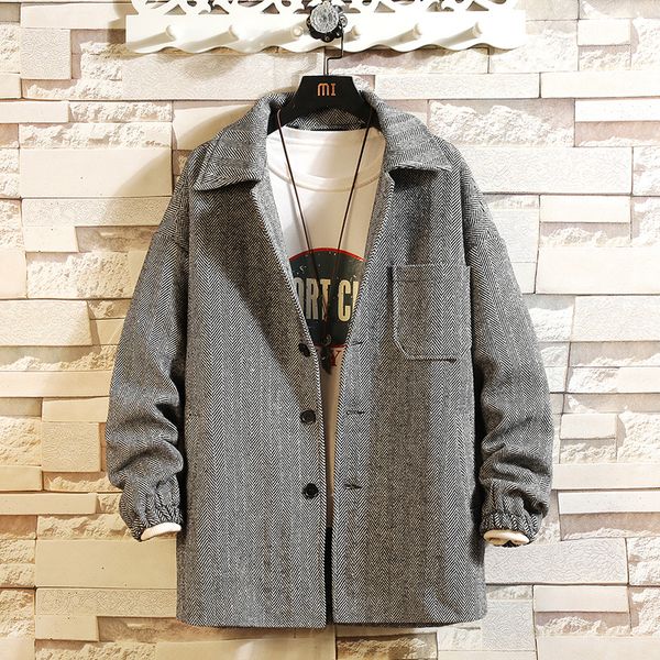 casual korea fashion brand clothes fleece grey khaki thick warm woolen overcoat men's jacket coat kg-1040, Black
casual korea fashion brand clothes fleece grey khaki thick warm woolen overcoat men's jacket coat kg-1040, Black