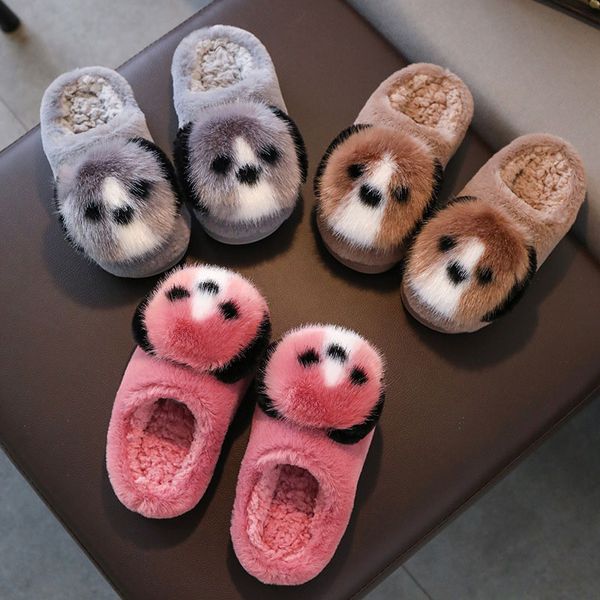 new children winter slippers baby girls boys shoes warm fur plushes cartoon dog home non-slip slippers thick bottom kids shoes, Black;grey
new children winter slippers baby girls boys shoes warm fur plushes cartoon dog home non-slip slippers thick bottom kids shoes, Black;grey