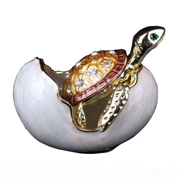 turtle in egg trinket jewelry box nautical decoration sea life ornament novelty gifts, Black;white
turtle in egg trinket jewelry box nautical decoration sea life ornament novelty gifts, Black;white