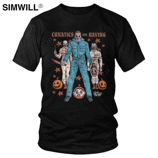 retro michael myers t shirt cool summer pure cotton tee for men short sleeve lunatics are raving t-shirt horror movie tshirt
retro michael myers t shirt cool summer pure cotton tee for men short sleeve lunatics are raving t-shirt horror movie tshirt