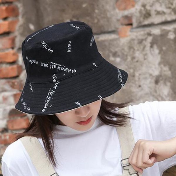 harajuku women english letters cotton reversible sun protection cap bucket hat print double-sided hats women cap fisherman hats, Blue;gray
harajuku women english letters cotton reversible sun protection cap bucket hat print double-sided hats women cap fisherman hats, Blue;gray