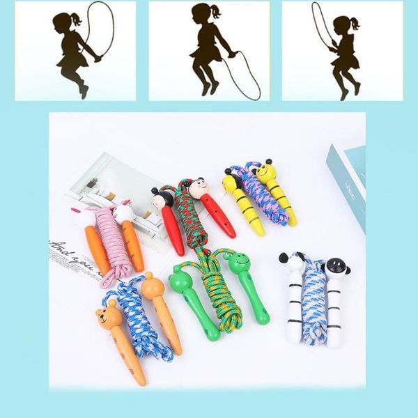 jump ropes kids wooden skipping rope fitness leisure children's toy puzzle 40a1
jump ropes kids wooden skipping rope fitness leisure children's toy puzzle 40a1