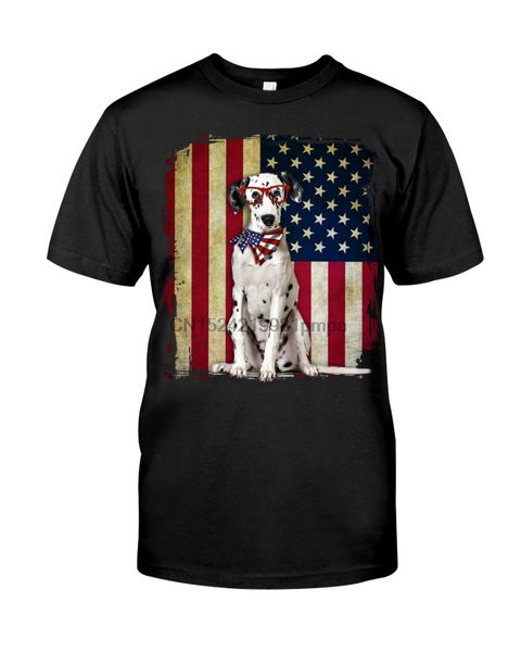 men t shirt dalmatian - flag american(1) women tshirts