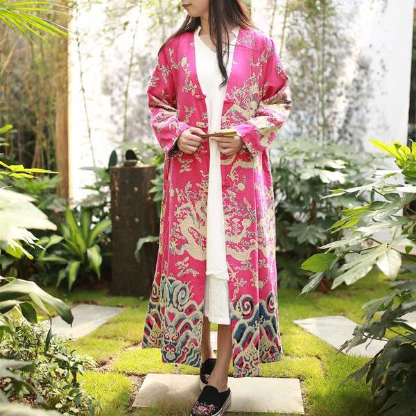 lzjn spring long trench coat cotton linen chinese dragon loong windbreaker women duster coat outerwear cortavientos coupe vent, Tan;black
lzjn spring long trench coat cotton linen chinese dragon loong windbreaker women duster coat outerwear cortavientos coupe vent, Tan;black