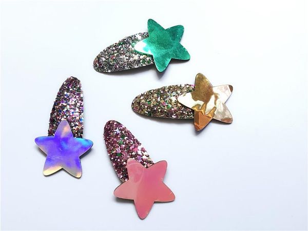 12pairs ins fashion cute glossy laser star snap clips glitter cartoon barrettes princess headwear boutique hair accessories, Slivery;white
12pairs ins fashion cute glossy laser star snap clips glitter cartoon barrettes princess headwear boutique hair accessories, Slivery;white