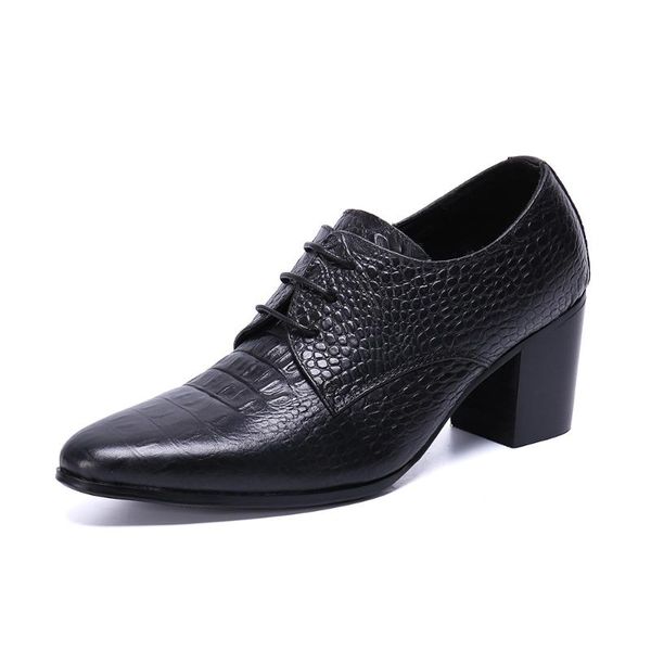 height incrased shoes genuine leather lace-up men shoes scarpe uomo pointed toe ankle cow leather full grain zip rubber, Black
height incrased shoes genuine leather lace-up men shoes scarpe uomo pointed toe ankle cow leather full grain zip rubber, Black