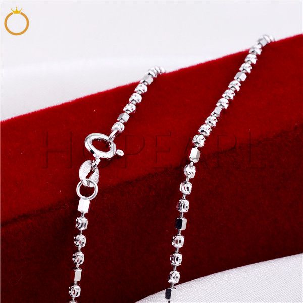 solid 925 sterling silver necklace chain with diamond cut silver beads fantasy chain link 3 pieces
solid 925 sterling silver necklace chain with diamond cut silver beads fantasy chain link 3 pieces