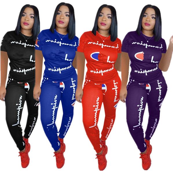 full champions letter tracksuit women short sleeve t-shirt t shirt + pants leggings 2 piece set autumn outfits fashion design sportswear 3xl, White
full champions letter tracksuit women short sleeve t-shirt t shirt + pants leggings 2 piece set autumn outfits fashion design sportswear 3xl, White