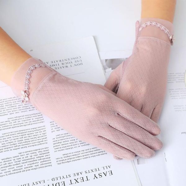 summer women gloves uv sunscreen short sunscreen pearl flowers gloves thin silk lace touch screen driving, Blue;gray
summer women gloves uv sunscreen short sunscreen pearl flowers gloves thin silk lace touch screen driving, Blue;gray