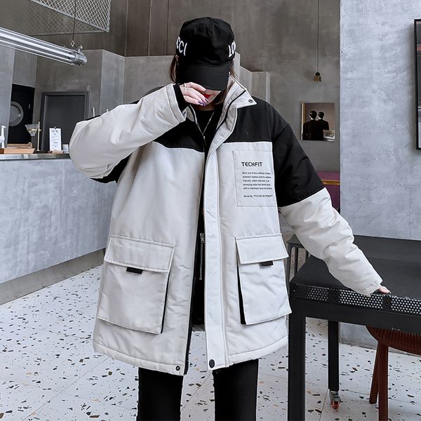 2020 hip hop men winter jacket streetwear stand collar warm coat causal parkas cotton padded outerwear lbz173, Black
2020 hip hop men winter jacket streetwear stand collar warm coat causal parkas cotton padded outerwear lbz173, Black