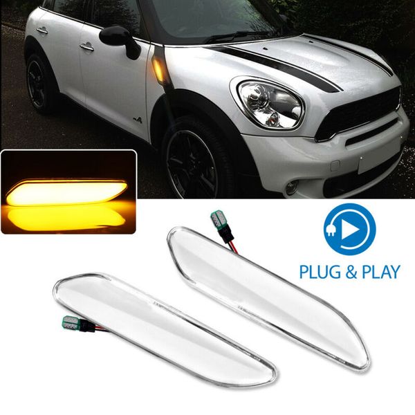желтый светодиод последовательная side marker signal light clear lens для mini cooper r60 countryman / r61 paceman 2011-2020 автомобильные ф
желтый светодиод последовательная side marker signal light clear lens для mini cooper r60 countryman / r61 paceman 2011-2020 автомобильные ф