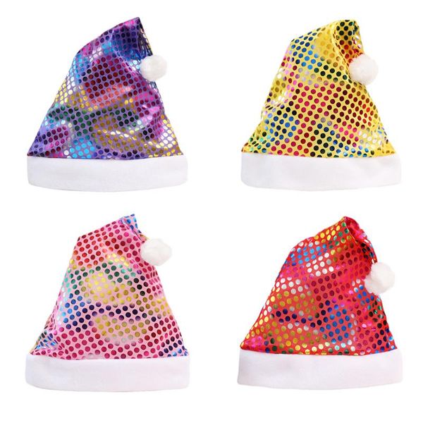 christmas decorations colorful santa claus sequins hat non-woven decoration cap for kids gifts xmas party cute year decor
christmas decorations colorful santa claus sequins hat non-woven decoration cap for kids gifts xmas party cute year decor