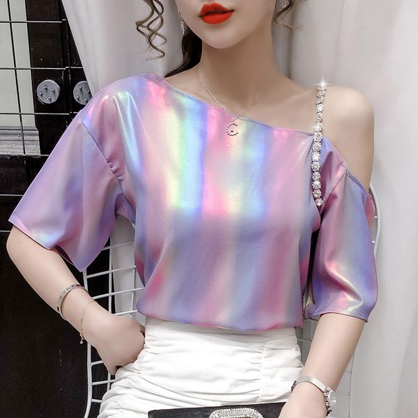 women's blouses & shirts women blouse shirt 2021 summer short sleeve off the shoulder elegant slim striped, White
women's blouses & shirts women blouse shirt 2021 summer short sleeve off the shoulder elegant slim striped, White